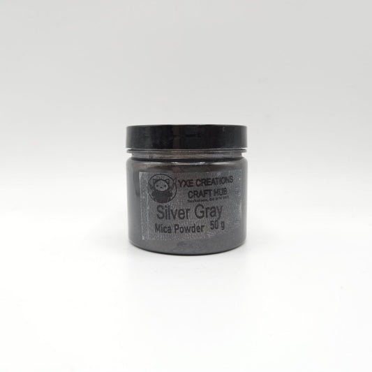 Mica Powder - Silver Gray - 50 g