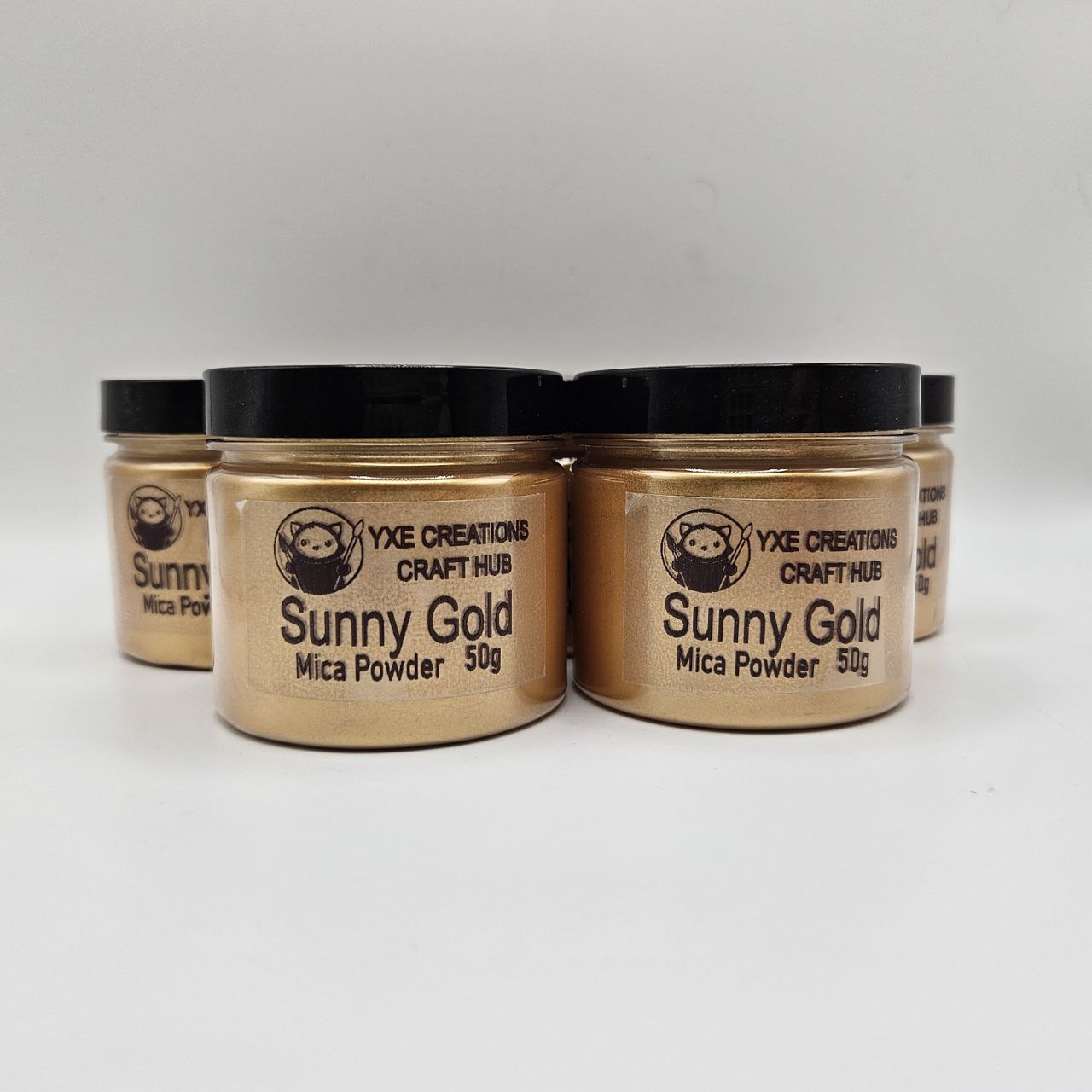 Sunny Gold Mica Powder - 50 g jar