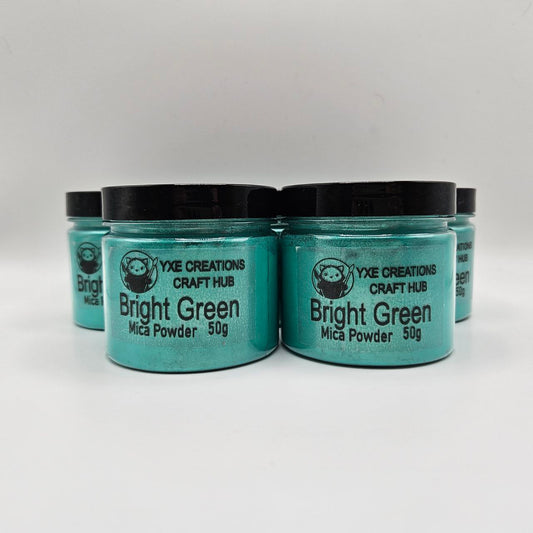 Bright Green - Mica Powder - jar 50 g