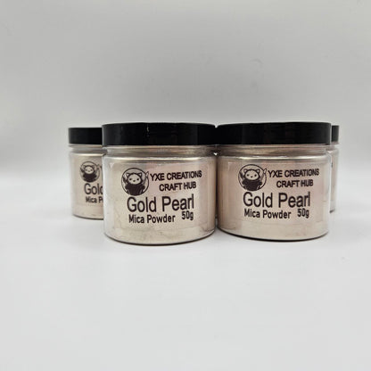 Gold Pearl Mica Powder - 50 g jar