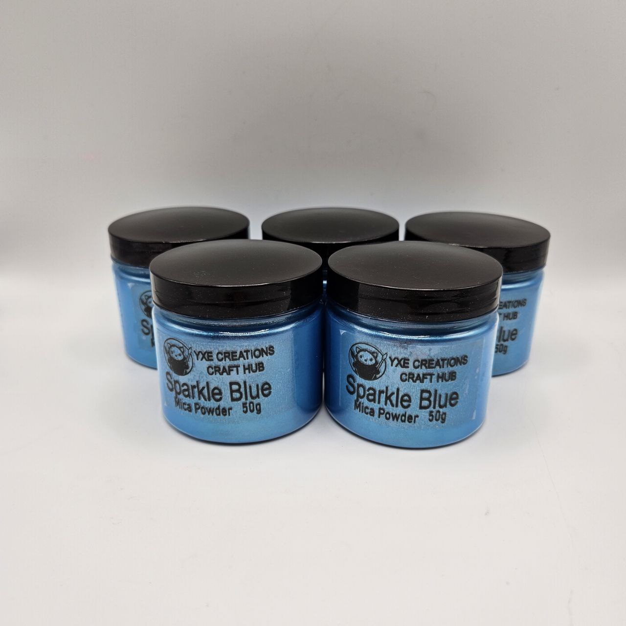 Sparkle Blue  Mica Powder 50g jars