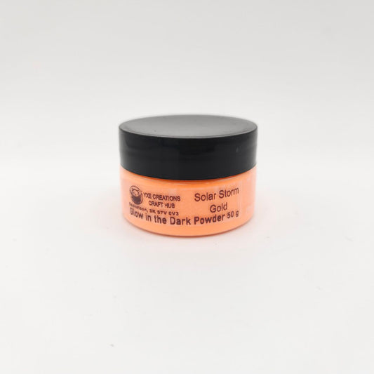 Glow in the Dark Powder - Sollar Storm Gold