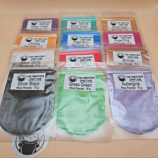 Mica Powder Collection - Essential Colours