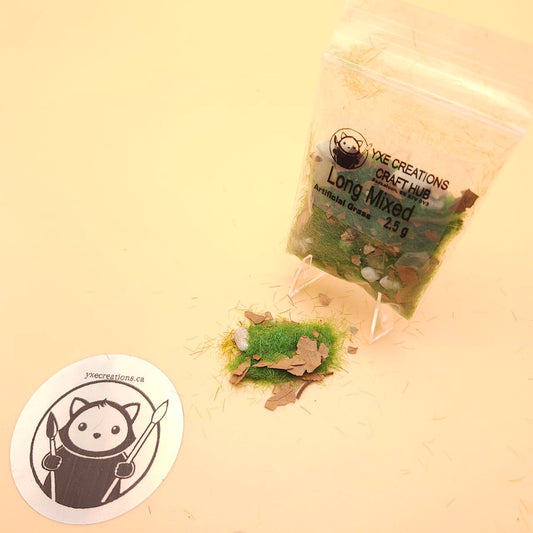 Artificial Green Grass - Resin Filler - Long Mixed - 2.5 g
