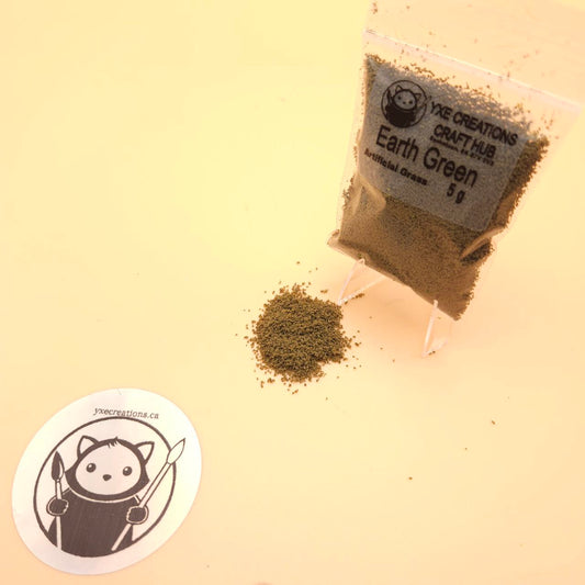 Artificial Green Grass - Resin Filler - Earth Green - 5g