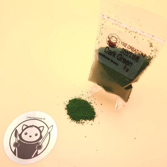 Artificial Green Grass - Resin Filler - Dark Green - 5g