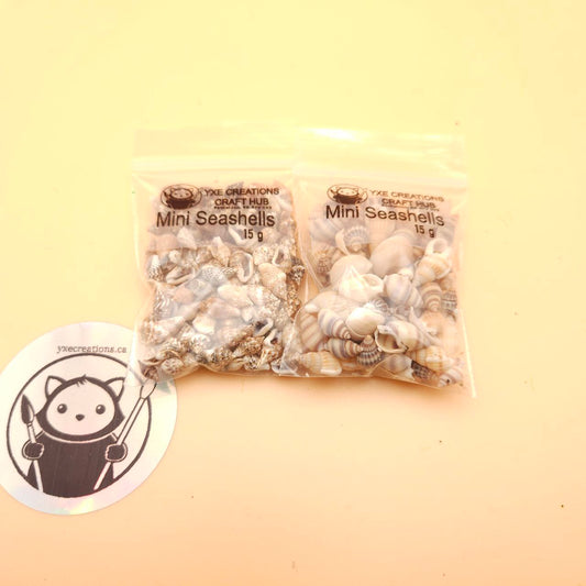 Mini Seashells - 15g bag - bigger and smaller shells