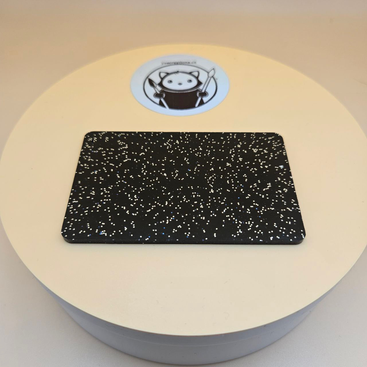 Black Glitter Cast Acrylic Sheets