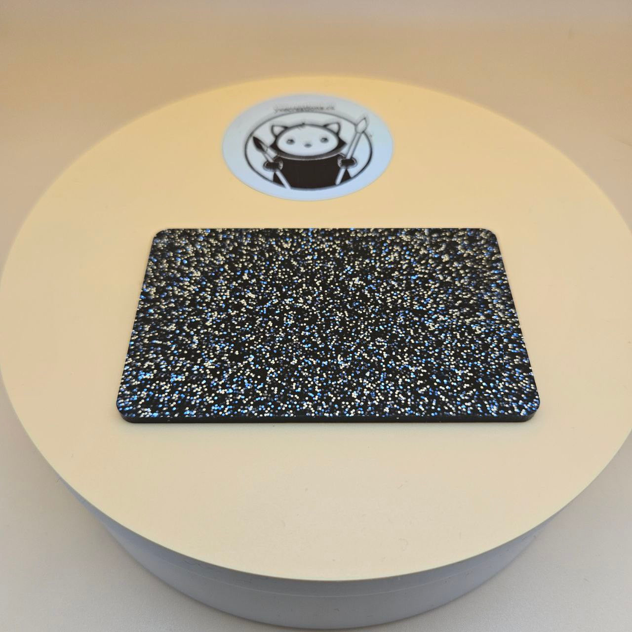 Black Glitter Cast Acrylic Sheets
