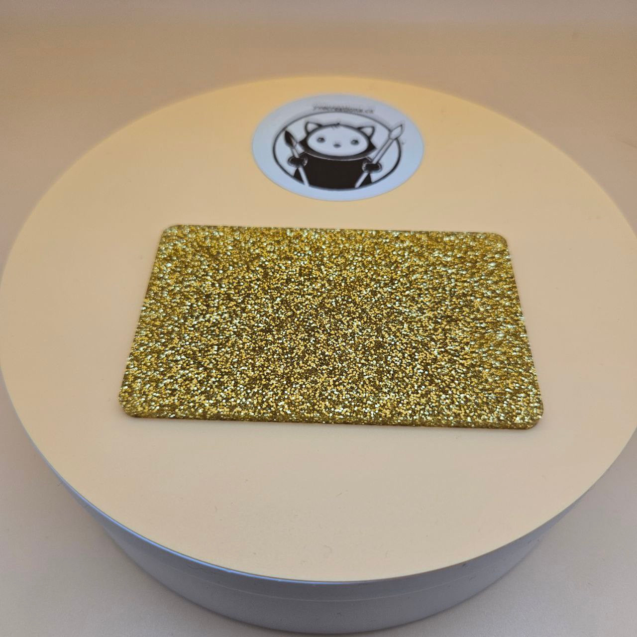 Gold Glitter Cast Acrylic Sheets