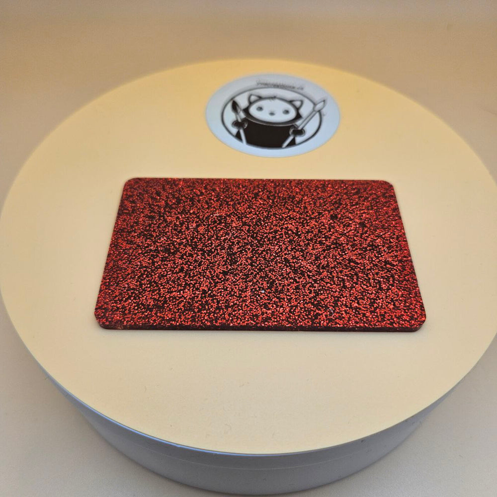 Red Glitter Cast Acrylic Sheets