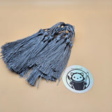 Polyester Tassels - Grey (50-pack)