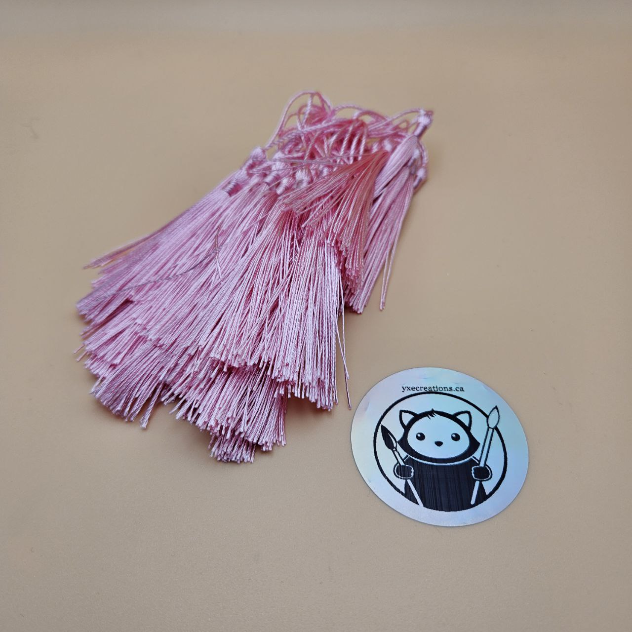 Pink Bookmark Tassel - 50 pack