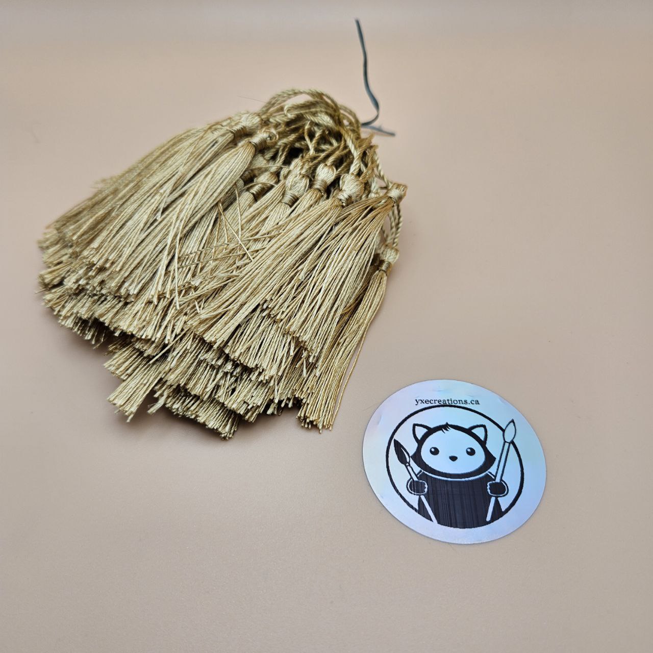 Gold Bookmark Tassel - 50 pack