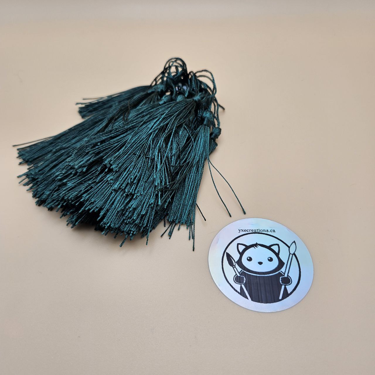 Dark Green Bookmark Tassel - 50 pack