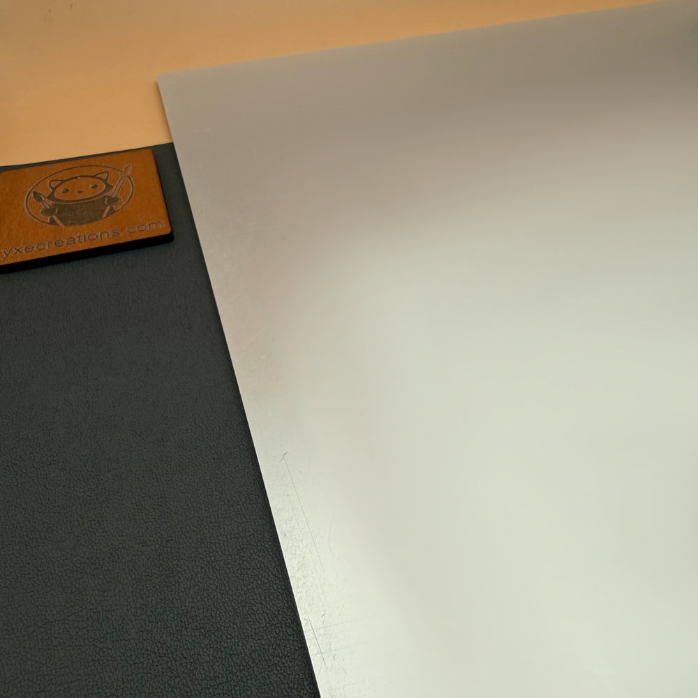 Metallic Shine Acrylic - Metallic White Aluminum