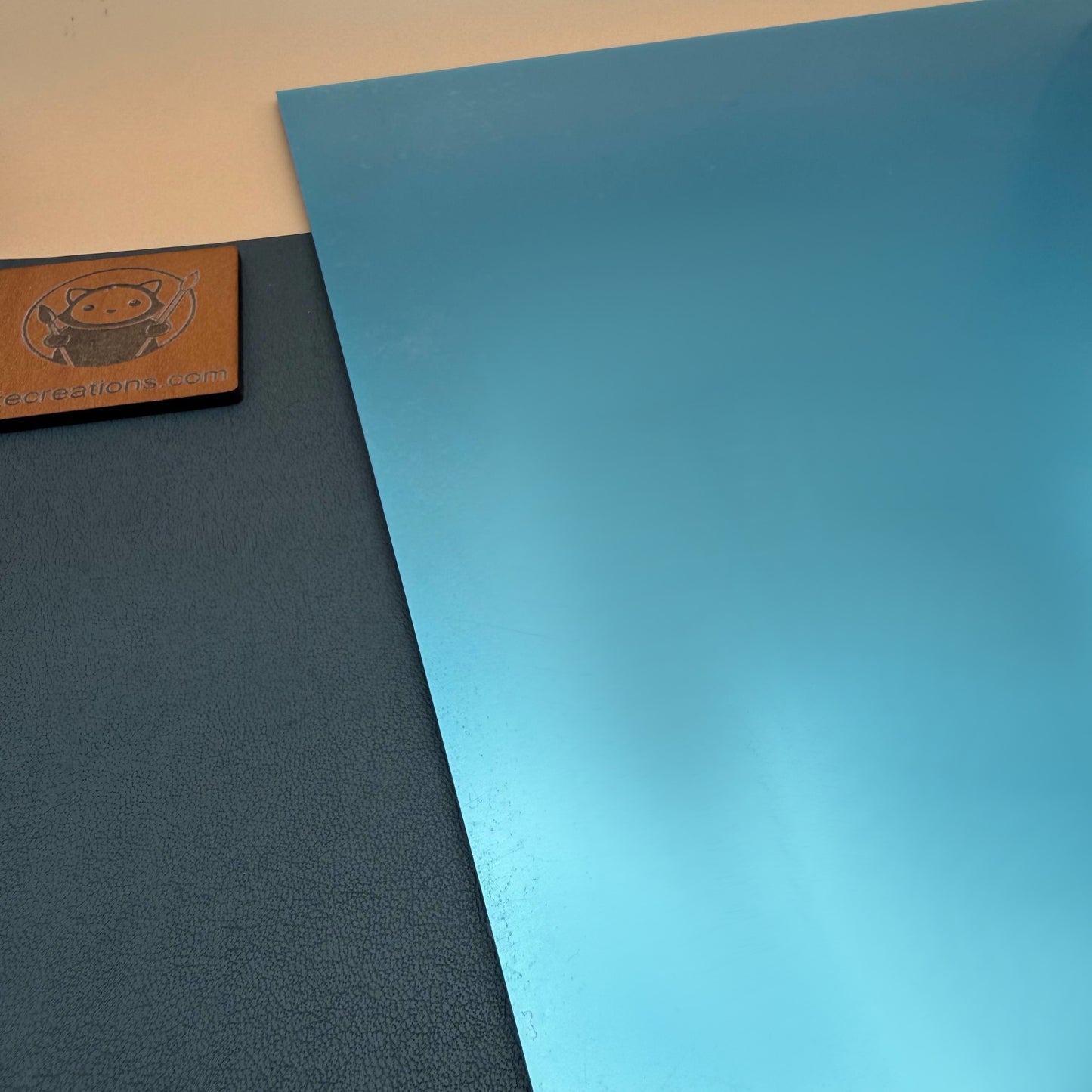 Metallic Shine Acrylic - Metallic Blue Sky