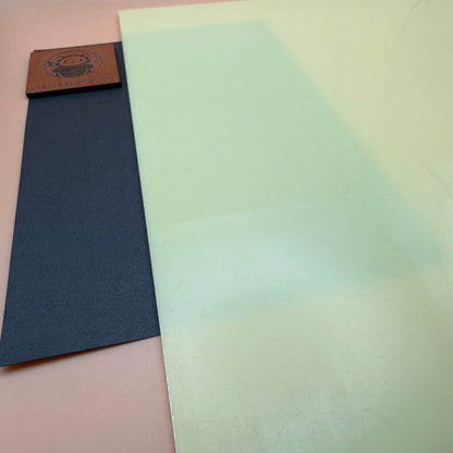 Dual-Finish Acrylic Sheet - Banana Yellow