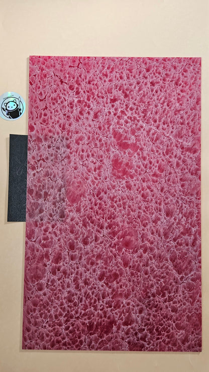Designer Acrylic Sheet - Stardust - Red