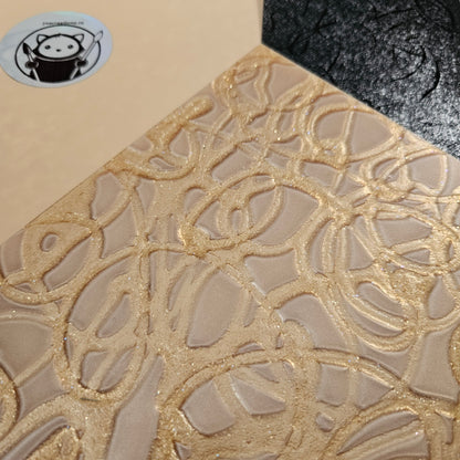 Designer Acrylic Sheet - Pixie Trails - Fawn Beige (4mm)