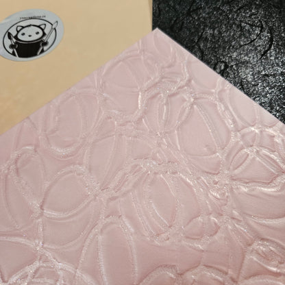 Designer Acrylic Sheet - Pixie Trails - Fairy Pink (4mm)