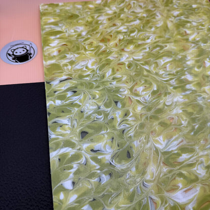 Designer Acrylic - Salad Green Tides