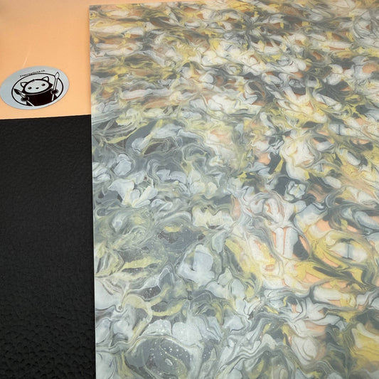 Designer Acrylic - Champagne Marble Tides
