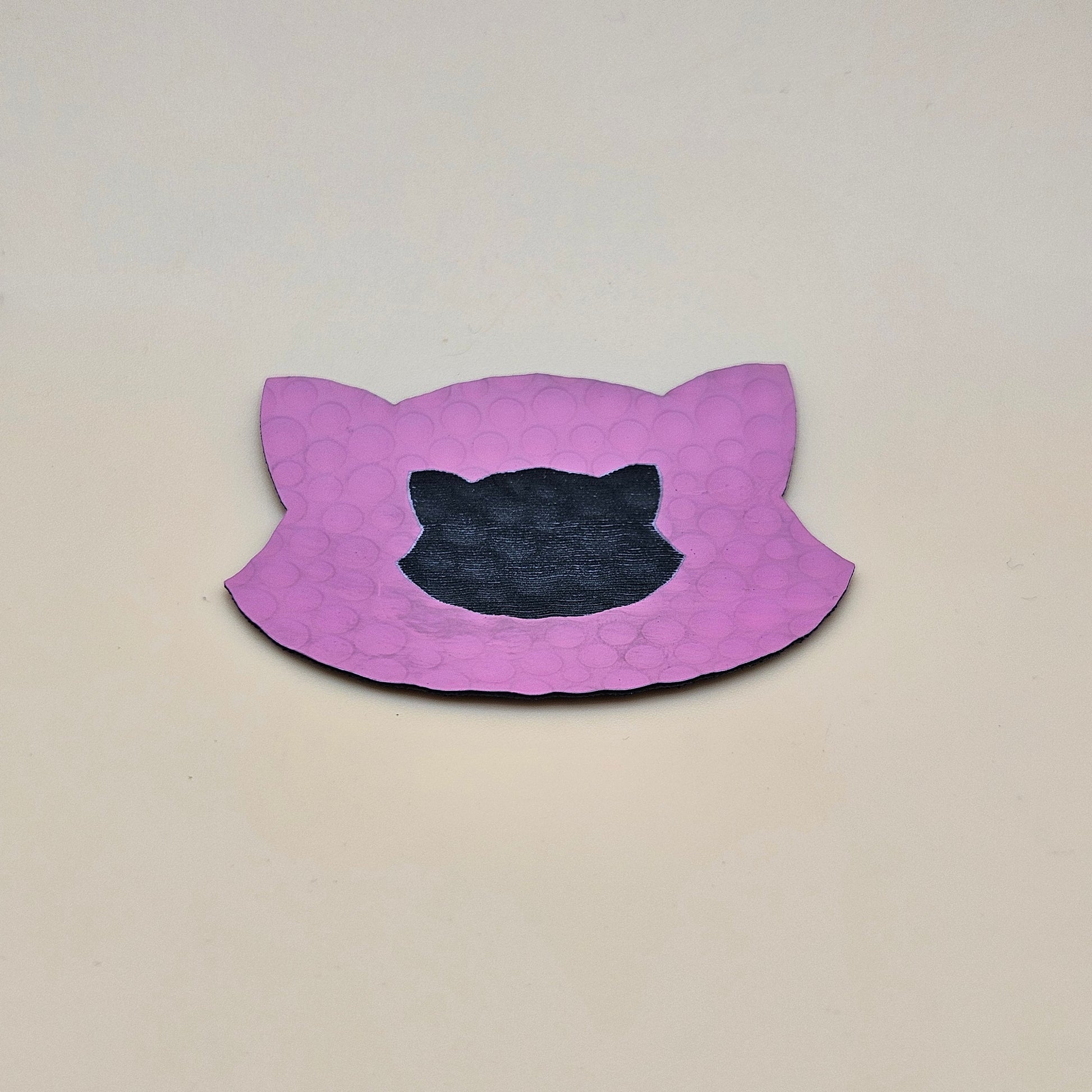 Pink / Engraves Black - Golf Texture - Leatherette Sheet - PU Material