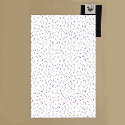 Next Level Sheet for laser cutting - Pink and Yellow Flowers - Pattern Acrylic and Plywood