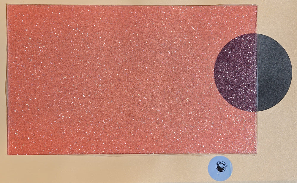 Pink Glitter Translucent Acylic Sheet 12 x 20