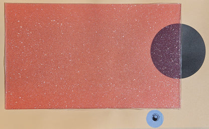 Pink Glitter Translucent Acylic Sheet 12 x 20