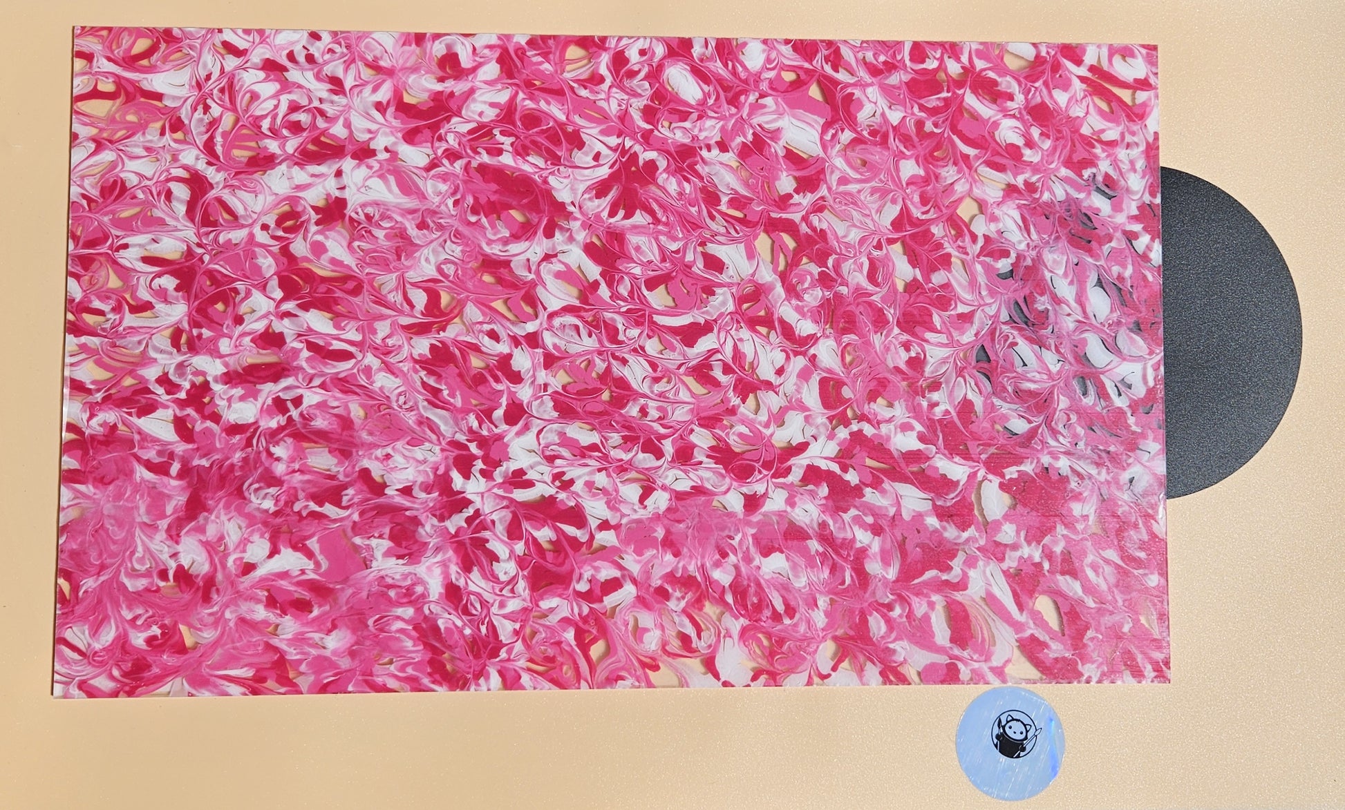 Pink Tides Acylic Sheet 12 x 19