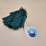 Polyester Tassels - Green (50-pack)