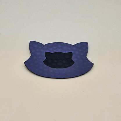 Purple / Engraves Black - Golf Texture - Leatherette Sheet - PU Material