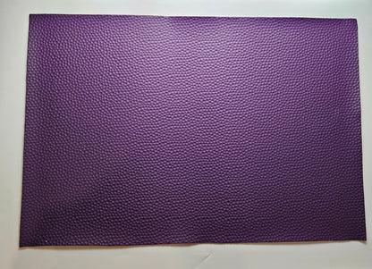 Purple / Engraves Black - Golf Texture - Leatherette Sheet - PU Material (view 3)