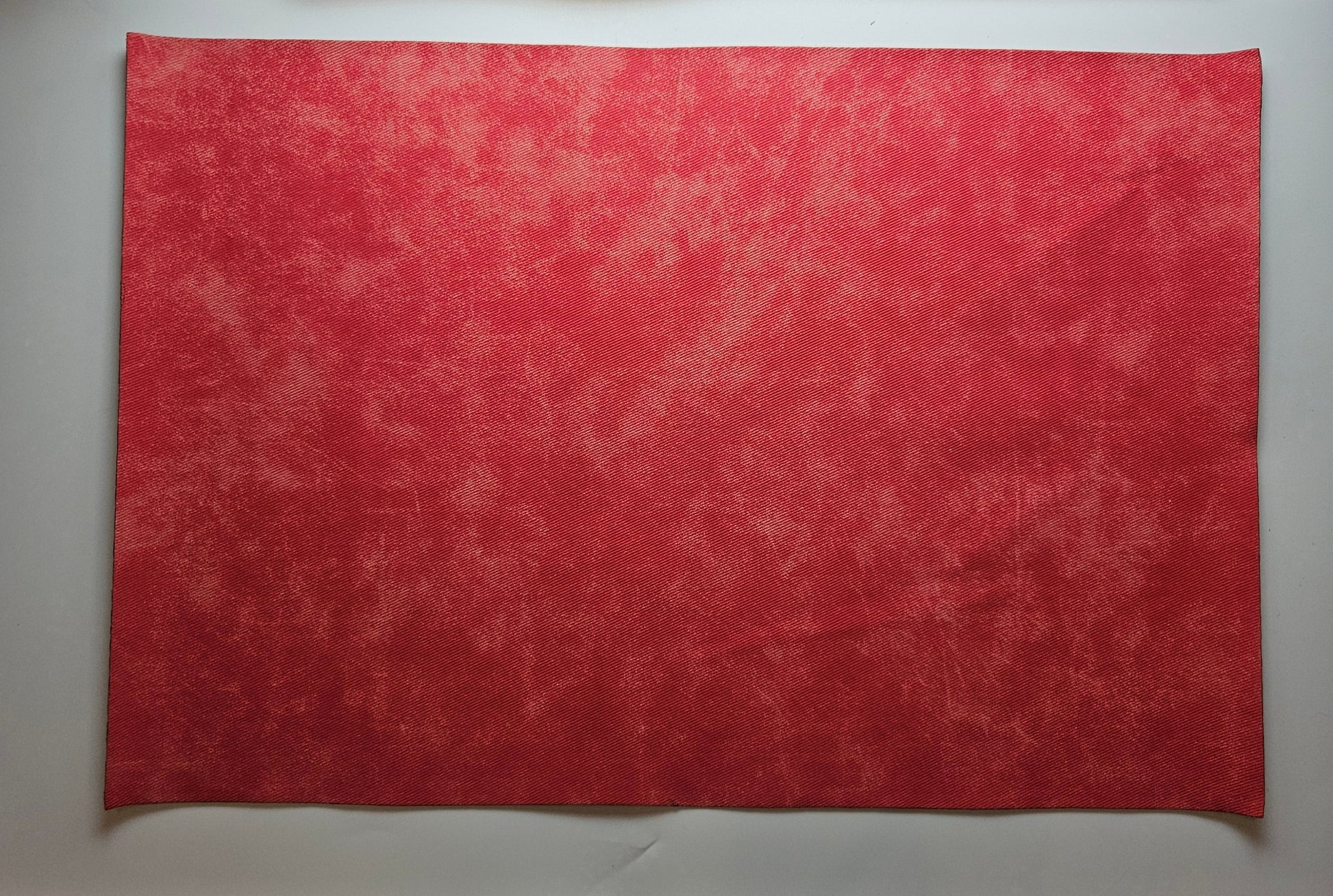 Red / Engraves Black - Denim Texture - Leatherette Sheet - PU Material (view 3)