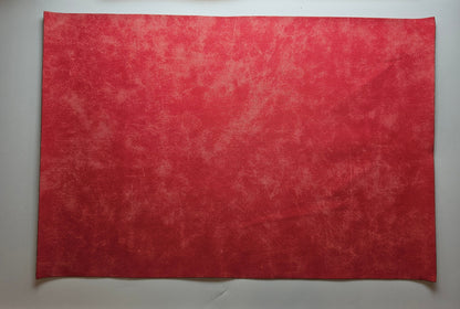 Red / Engraves Black - Denim Texture - Leatherette Sheet - PU Material (view 3)