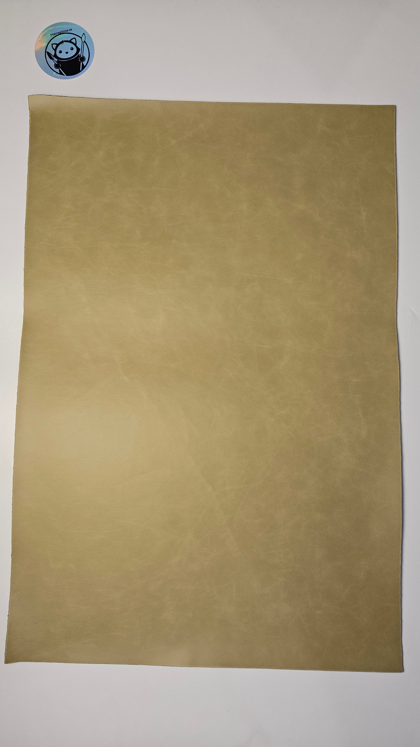 Sage Green - Engraves Black - Glossy Leatherette Sheet – PU Material