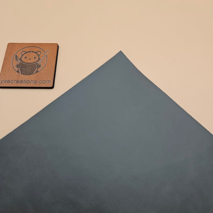Light Grey - Engraves Black - Glossy Leatherette Sheet – PU Material