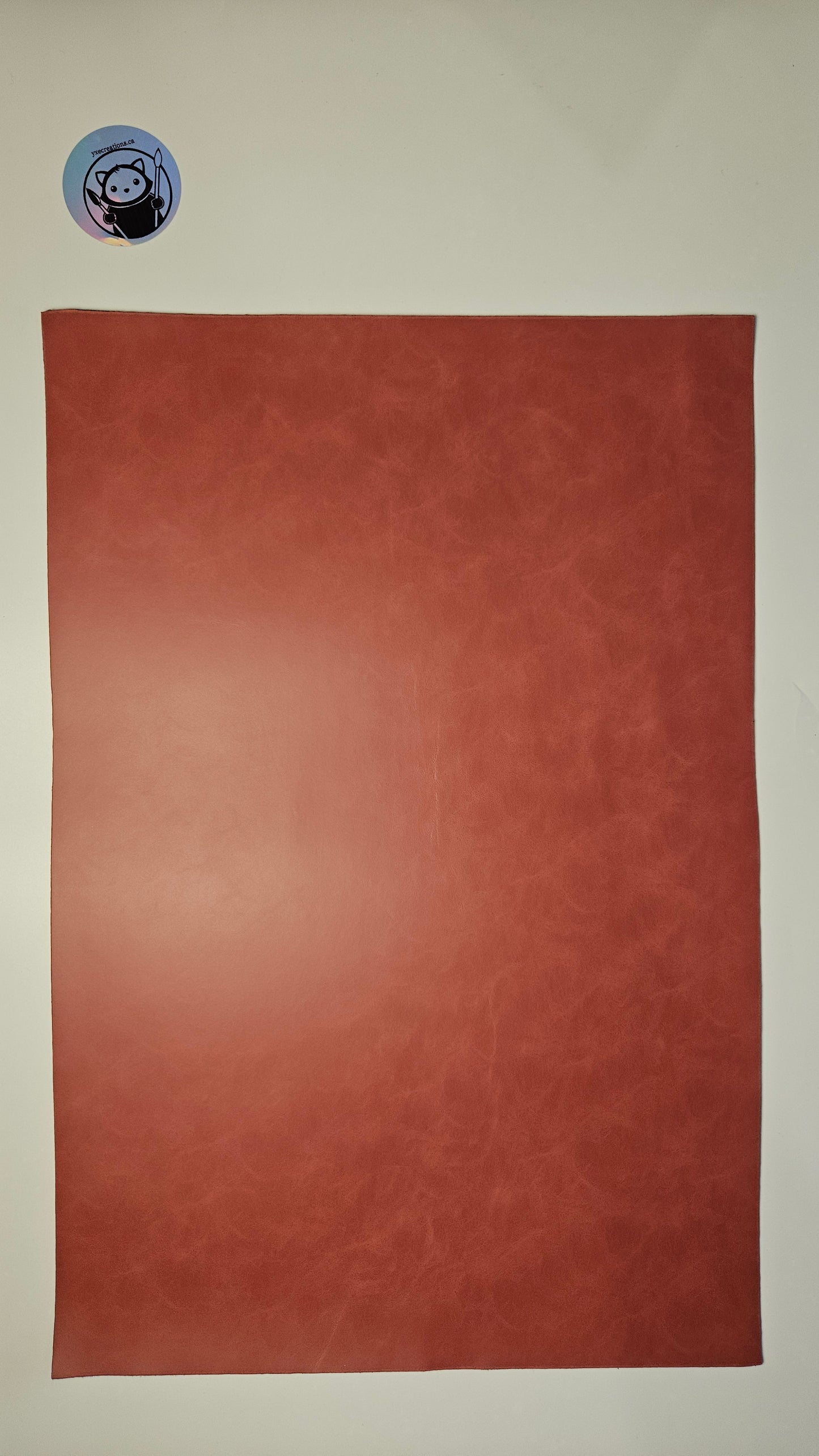 Dark Pink - Engraves Black - Glossy Leatherette Sheet – PU Material
