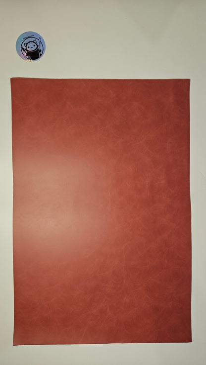 Dark Pink - Engraves Black - Glossy Leatherette Sheet – PU Material