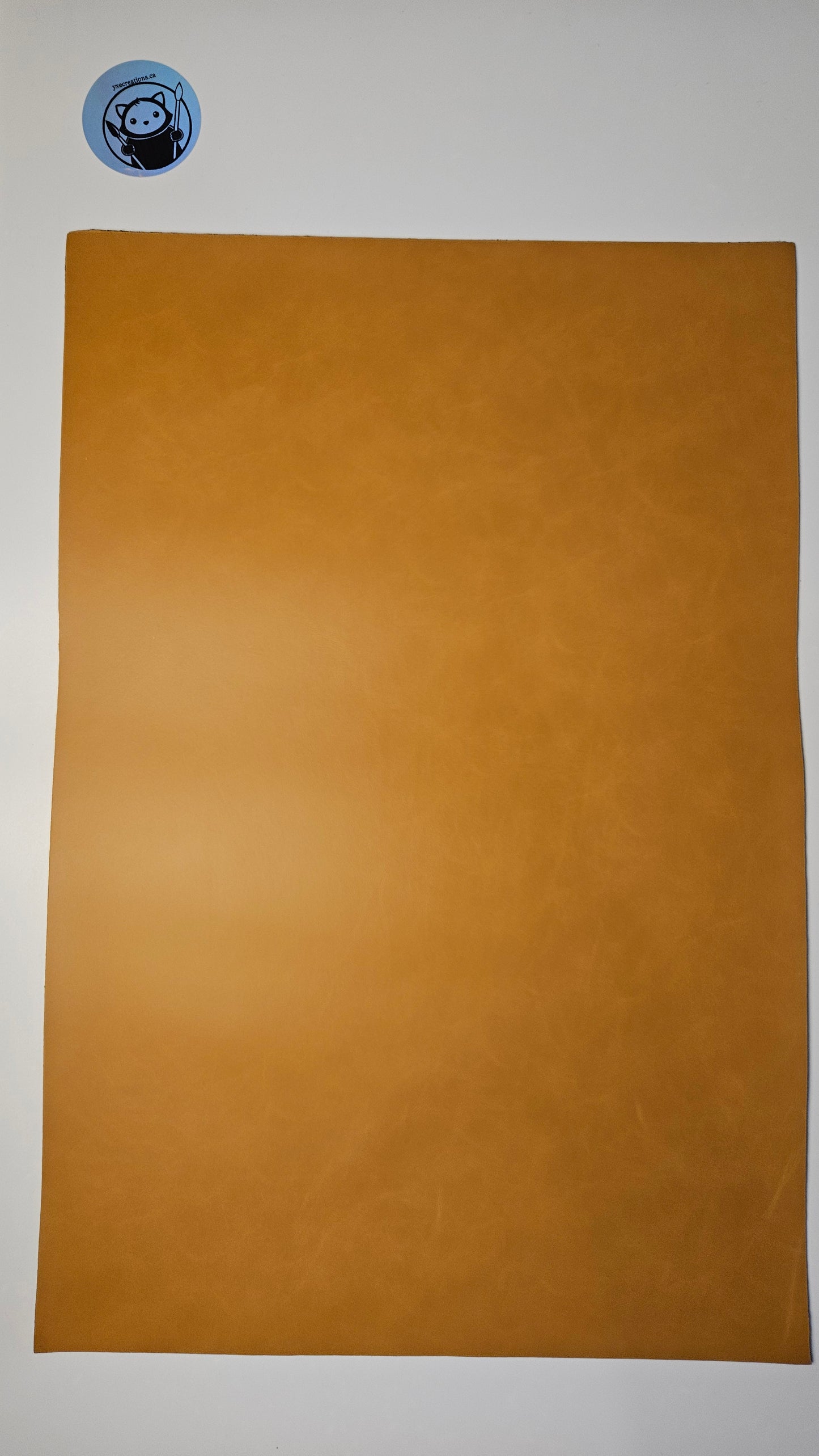 Light Brown - Engraves Black - Glossy Leatherette Sheet – PU Material