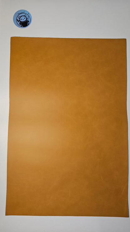 Light Brown - Engraves Black - Glossy Leatherette Sheet – PU Material