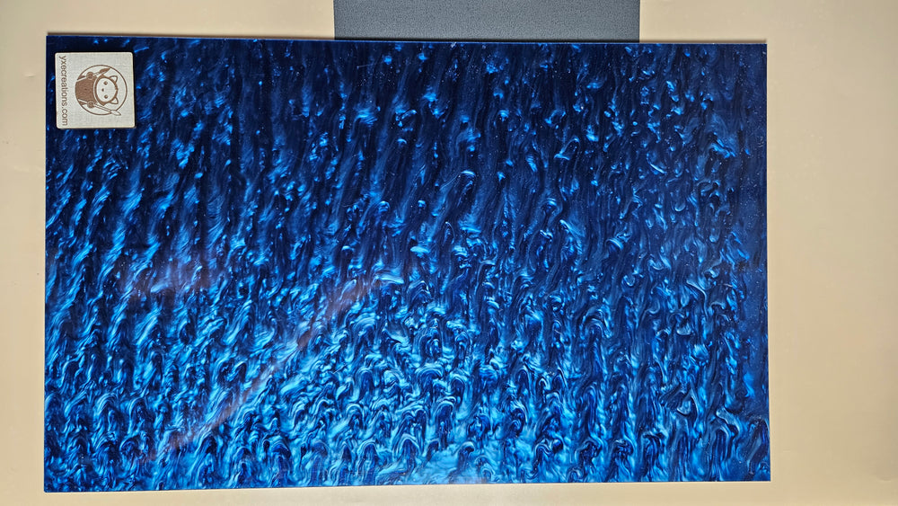 Designer Acrylic Sheet - Liquid Pearl - Deep Ocean