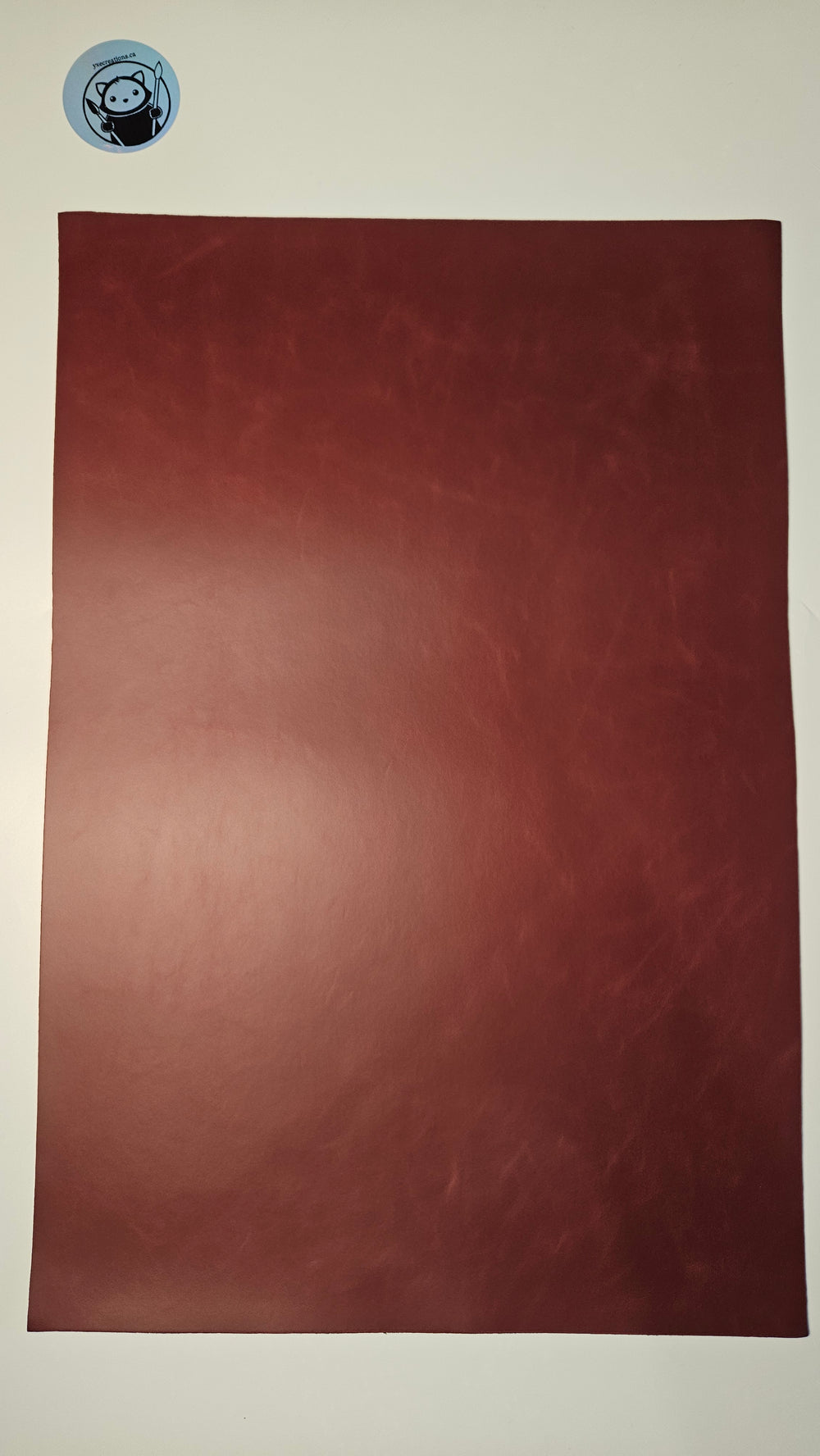 Maroon - Engraves Black - Glossy Leatherette Sheet – PU Material