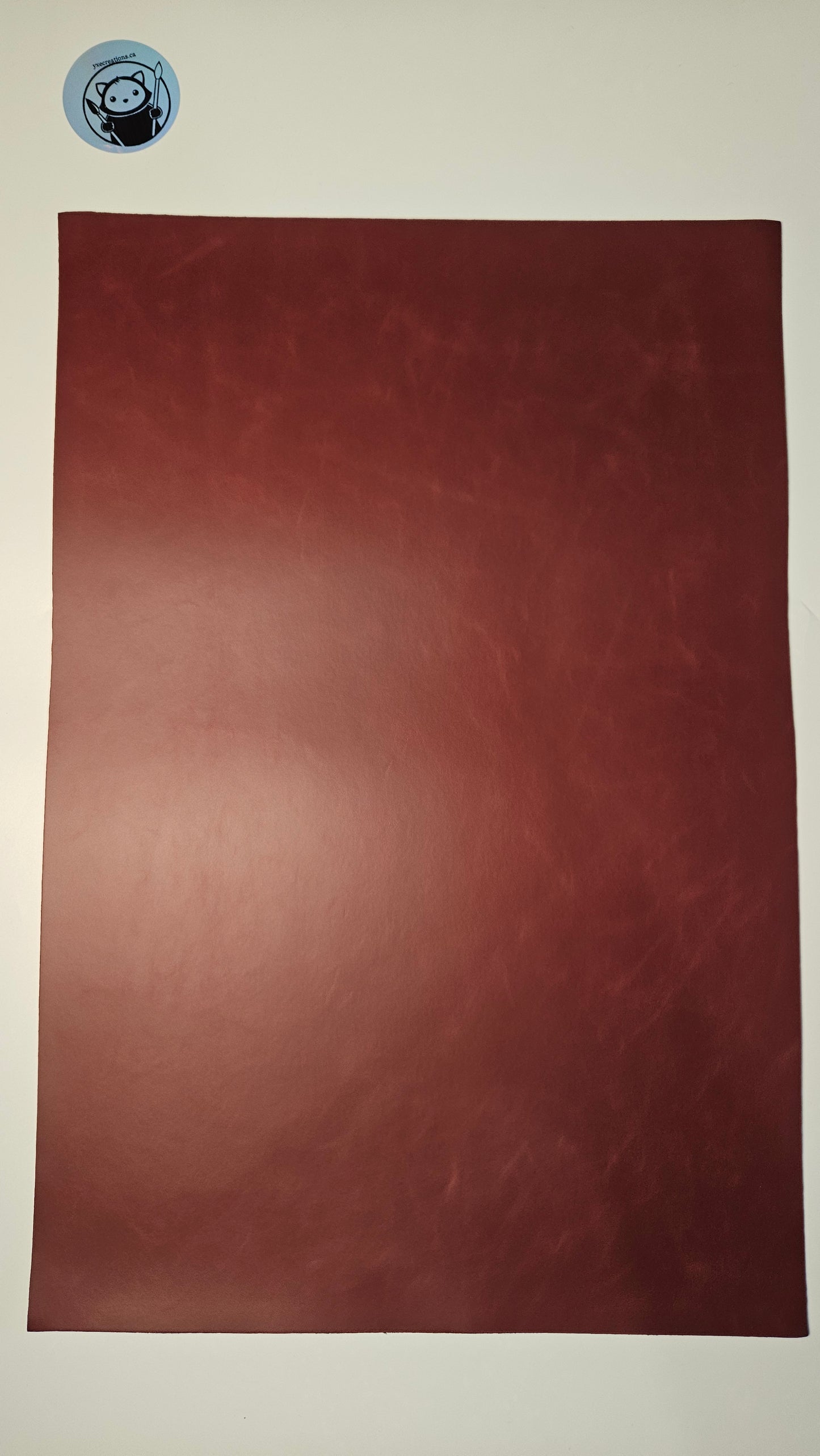 Maroon - Engraves Black - Glossy Leatherette Sheet – PU Material