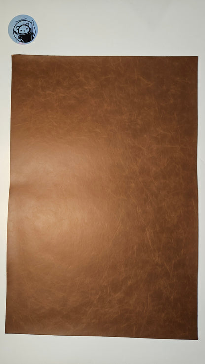 Walnut - Engraves Black - Glossy Leatherette Sheet – PU Material