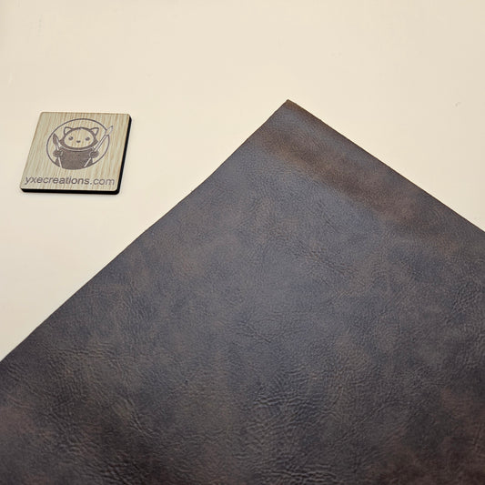 Rustic - Engraves Silver - Leatherette Sheet – PU Material (view 2)