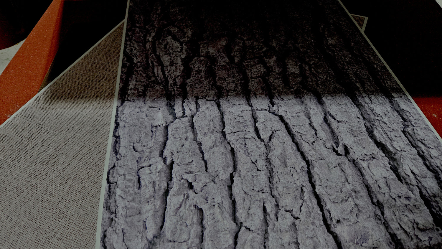 Textured gray surface on a white background - sublimation ready to press transfer