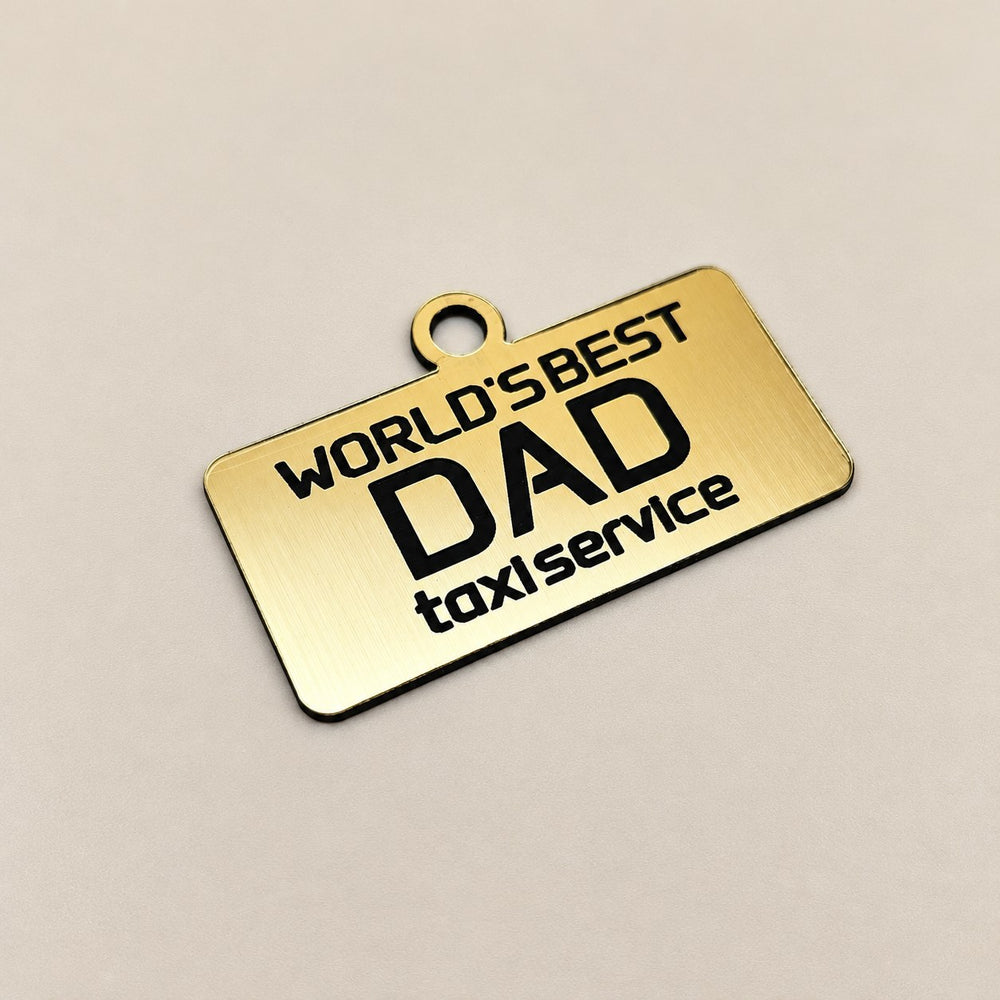 License plate keychain
